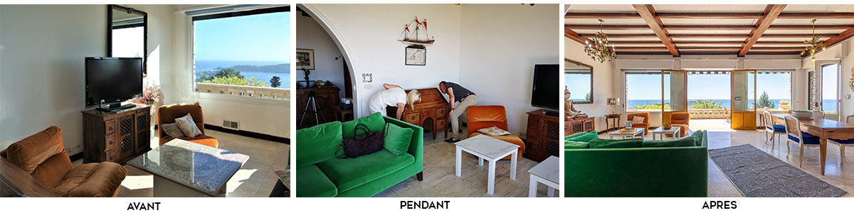 Home staging avant apr&egrave;s